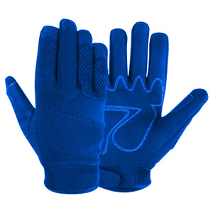 Gants de travail mécaniques en cuir synthétique renforcé Amara, certifiés CE, avec manchette réglable, anti-coupure, robustes, de sécurité - Product Image 4