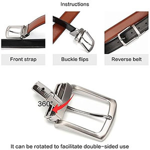 Cinturones de Cuero Vacuno Casuales para Hombre Hechos en Pakistán, con Hebilla de Acero, Personalizables y Transpirables, de Alta Calidad, en Oferta - Product Image 6