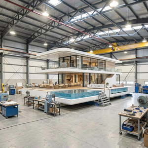 Yacht de luxe flottant personnalisé UBI 20010 avec piscine, moteur hors-bord en aluminium pour les loisirs et le divertissement en rivière - Product Image 3