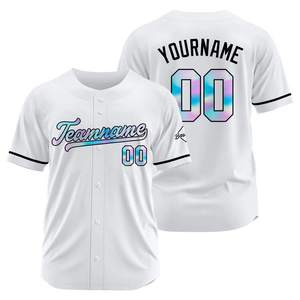 Camiseta de Béisbol Personalizada con Cuello en V, 180 GSM, 100% Poliéster Transpirable, Manga Corta, con Logotipo Impreso y Bordado - Product Image 2