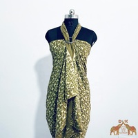 Pareos Ligeros de Verano para Mujer, Estampado Indio, Sarongs de Algodón Puro