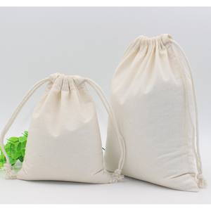 Fait main Coton Cordon Sac De Rangement Sucrerie GiftBag Fabricant Personnalisé pochette en coton - Product Image 6