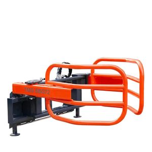 Pinza Idraulica/Spremitore per Balle da 72 Pollici per Macchine Agricole, Capacità 2500 libbre, Profondità 35 Pollici, Doppie Base di Supporto, Bracci Tubolari Universali - Product Image 2