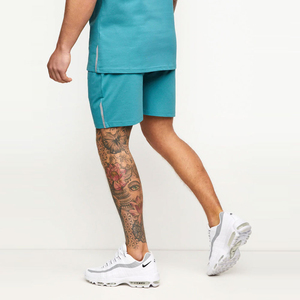 Men's Summer Fashion Short Sleeve Sportswear Ink Print T Shirts Shorts 2 <b>PC</b> <b>Sets</b> Men Casual Sports Suits Male Clothing - Product Image 5