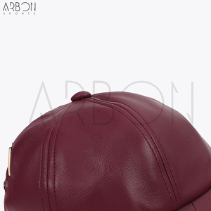 Stylish Custom Made Good Supplier New Arrival Trendy Durable Lightweight OEM ODM Service Premium Synthetic Leather Fashion Caps - Product Image 4