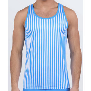 Manufacturer Breathable <b>Vintage</b> Quick Dry Screen Print Custom Blank Ribbed <b>Tank</b> <b>Top</b> High Street Stretchable Sleeveless Jersey - Product Image 6
