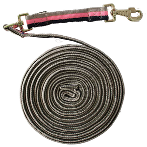 Equestrian Horse Training Rope Multicolor 36ft <b>Long</b> Soft Cotton Web Lunge Line - Product Image 4