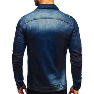 High Quality 100% Cotton <b>Denim</b> <b>Jacket</b> <b>Men</b> Custom Print logo Streetwear Jeans <b>Jacket</b> <b>for</b> <b>Men</b> <b>Men</b> Motorbike Protective <b>Jackets</b> - Product Image 2