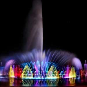 Fuente de Agua Musical para Exteriores Horticlub con Espectáculo de Luces LED, Sistema de Fuente Multimedia Grande de Acero Inoxidable para Jardín Moderno - Product Image 4