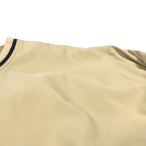 Veste coupe-vent pour homme, couleur beige, col en V, doublure polyester, vente en gros, avec logo, OEM, nom d'équipe personnalisé - Product Image 3