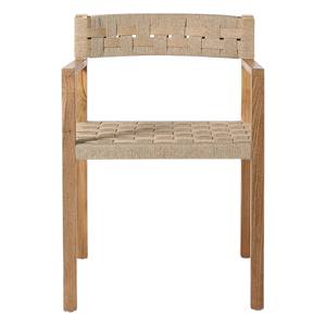 Sillón de Madera de Teca Sostenible Hecho a Mano con Tejido de Cuerda Resistente, Sillón de Madera Maciza de Estilo Moderno de Mediados de Siglo para Hotel y Hogar - Product Image 3