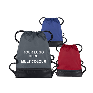 <b>Drawstring</b> <b>Backpack</b> Multicolour Polyester Adjustable Sport Bag With Logo Space Best Price Wholesale OEM Supplies - Product Image 1