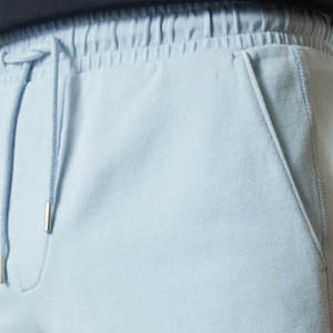 Pantalones Cortos Deportivos Casuales de Felpa Francesa para Hombre, Cintura Elástica, Color Sólido, Tejido de Punto, Estilo Urbano - Product Image 4