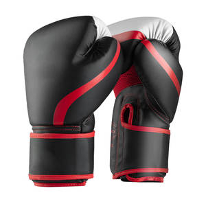 Gants de boxe en cuir PU de qualité supérieure, entraînement professionnel, OEM, taille personnalisée, design en cuir PU, créez vos propres gants de boxe - Product Image 3