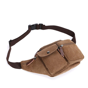 Sac de ceinture pour sports de plein air, sac de ceinture durable avec plusieurs poches zippées, sangle réglable pour la course à pied, la randonnée et les voyages - Product Image 3