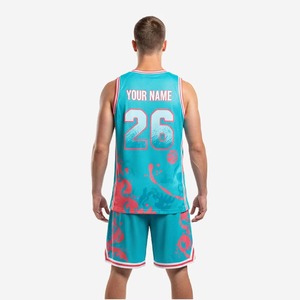 Maillots de basket personnalisés haute performance, ensembles uniformes d'équipe par sublimation, séchage rapide, respirants, pour jeunes et adultes, vêtements de sport d'extérieur - Product Image 3