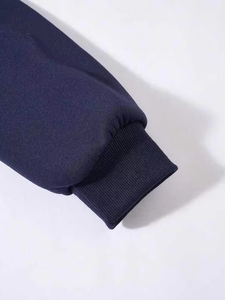 Sudadera con capucha casual para hombre, personalizada con cremallera, forro polar, estampado DTF, efecto lavado ácido y hombros caídos - Product Image 2