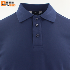 T-shirt de rugby personnalisé de haute qualité, broderie unie, coupe ample, manches courtes, en coton tricoté anti-plis pour homme, idéal pour le golf - Product Image 6