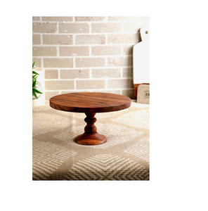 Soporte de pastel rugoso, el mejor diseño de madera, indio, personalizado para fiesta de cumpleaños y aniversario, decoración de vajilla, soporte para pasteles - Product Image 1