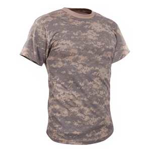 Camiseta de Manga Corta para Hombre, Tejida, con Estampado de Camuflaje, Estilo Moderno - Product Image 6