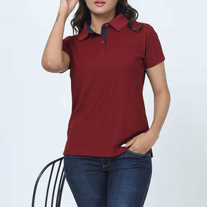 Camisetas Polo de Mujer de Alta Calidad Hechas de Algodón y Poliéster, Diseño de Logotipo Personalizado - Product Image 3
