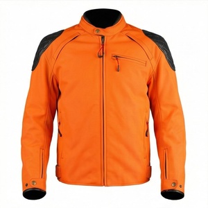 Veste de moto en cuir véritable pour homme de qualité supérieure, nouvelle arrivée, vestes de moto d'hiver, protections amovibles, personnalisables - Product Image 1