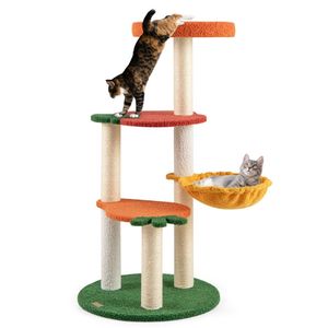 Centro Attività per Gatti Classico Grande, Tiragraffi Ecologico e Appartamento per Gatti in Sisal per Ufficio - Product Image 2
