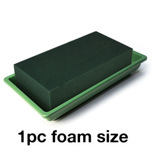 Plateau de composition florale avec support à 8 broches, 1 pièce, mousse florale en plastique, matériau essentiel pour l'arrangement floral - Product Image 3