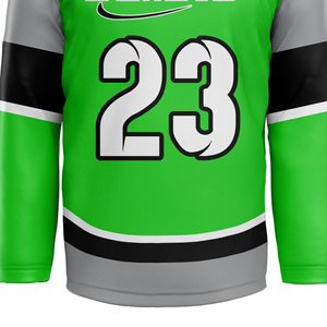 Maillot de hockey sur glace personnalisé, sublimation, t-shirt de sport d'équipe pour hommes, tissu respirant à séchage rapide, uniforme de club personnalisé, vente en gros - Product Image 3
