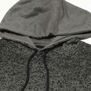 Sudadera con capucha de forro polar para hombre, personalizada, con lavado vintage, gráfico, tipo jersey, de peso pesado, oversize, estilo streetwear, con efecto tie-dye y degradado moteado - Product Image 5