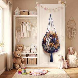 Elegante Hamaca de Macramé Estilo Boho, Organizador de Esquina de Cuerda de Algodón para Decoración del Hogar y Dormitorio - Product Image 6