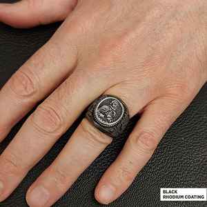 Bague Maçonnique BOJ 014 Personnalisée en Argent et Diamant, Bague de Diplôme Universitaire Unisexe, Cadeau pour Fêtes et Occasions Spéciales, Prix Bas - Product Image 6