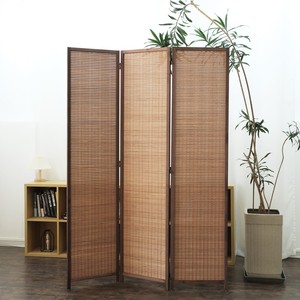 Paravent en rotin tissé noir Aqdus Saleem, style moderne du milieu du siècle, 8 panneaux, artisanat, décoration intérieure, vente en gros, Inde - Product Image 6