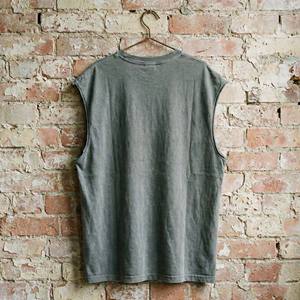 Débardeur Homme Personnalisé avec Logo, Coton Lourd Délavé Style Vintage, Coupe Oversize Épaules Tombantes, Idéal Musculation et Sport, 100% Coton - Product Image 5