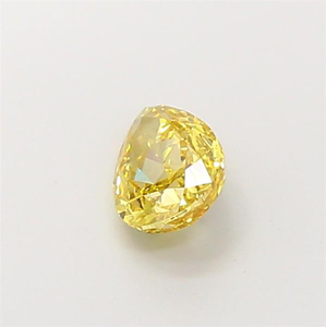 Diamant jaune de 1 carat, taille poire, exquis, rare, de couleur fantaisie, en forme de goutte, diamant non monté pour des créations de bijoux de luxe sur mesure - Product Image 4