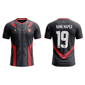 Maillots de football unisexes en polyester respirant 100 % personnalisables par sublimation, vente en gros, 2026, pour uniformes, manches courtes, toutes saisons - Product Image 1