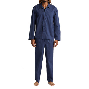 Pyjama Homme 2 Pièces Haut de Gamme Personnalisable à Manches Longues 100% Coton Respirant Uni Ample et Confortable – Meilleure Vente - Product Image 6