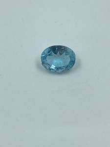 Aigue-marine naturelle, pierre précieuse de haute qualité, bleu ciel, taille ovale, 1,35 carats, 6x8mm, export, pierres brutes, fourniture d'usine, nouvelle arrivée, fait main - Product Image 5
