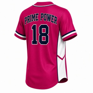 Conjunto de Uniforme de Béisbol Personalizado Más Vendido, Uniforme de Béisbol Transpirable, Ropa Deportiva Ligera, Proveedor de Béisbol OEM ODM - Product Image 3