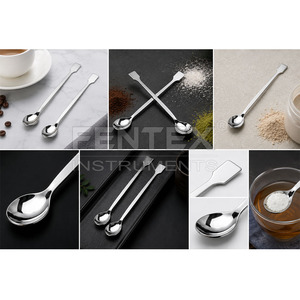 Cuchara de Muestreo de Laboratorio de Acero Inoxidable 304 de Alta Calidad, Cuchara de Laboratorio, Espátula - Product Image 3