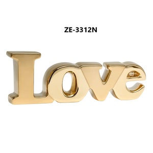 Escultura de Hierro Fundido Hecha a Mano por Diseñadores, Arte Rectangular Chapado en Oro para el Día de San Valentín - ZAHID EXPORTS Decoración de Lujo para Sala de Estar - Product Image 1