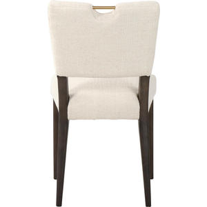 Chaise de salle à manger rembourrée moderne avec pieds en bois, chaise d'appoint pour restaurant, café, hôtel, salle à manger - Product Image 6