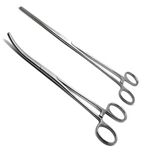 Pinzas Rectas y Curvas de Acero Inoxidable con Triple Bloqueo, Hechas a Medida, Nuevas, para Uso Médico Hospitalario, Instrumentos Quirúrgicos, Pinzas Kelly - Product Image 1