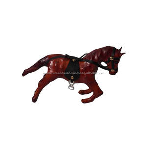 Figura de caballo de cuero de gran demanda, escultura de decoración de animales de alta venta para el hogar y la Oficina disponible a las mejores tarifas - Product Image 5