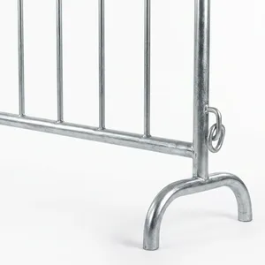 Panel de Valla Temporal Rectangular de Acero al Carbono con Marco Galvanizado, Estilo Industrial para Control de Multitudes - Product Image 3