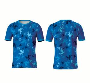 Camiseta de Sublimación de Primera Calidad, Poliéster, Estampado Gráfico, Ropa Casual - Product Image 1