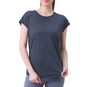 T-shirts à col rond pour femmes, coupe ajustée, en tissu léger et écologique de haute qualité, avec impression de logo personnalisé, pour la vente en gros OEM - Product Image 2