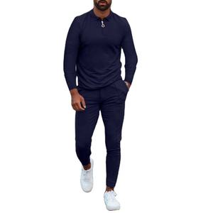 Survêtements à col rond pour hommes Vente en gros de survêtements ajustés Survêtement de gym d'hiver unisexe pour hommes - Product Image 1
