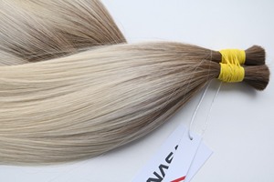 การต่อผมจํานวนมากคุณภาพสูงผมเวียดนามจมสองครั้ง 100 กรัมสีเข้ม 16 นิ้ว - Product Image 2