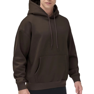 Vente en gros de sweats à capuche zippés de luxe personnalisés avec logo, 430 GSM, poids lourd, 100% coton molletonné, écologiques, hiver, homme, unisexe, coupe classique - Product Image 3